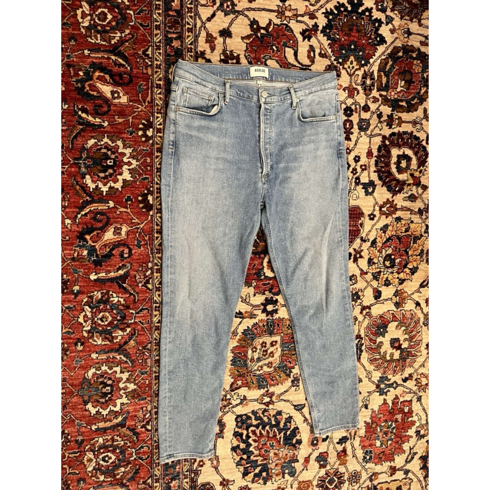 Women’s AGOLDE Button Fly Agolde Nico High Rise Slim Fit in Embark Size 31